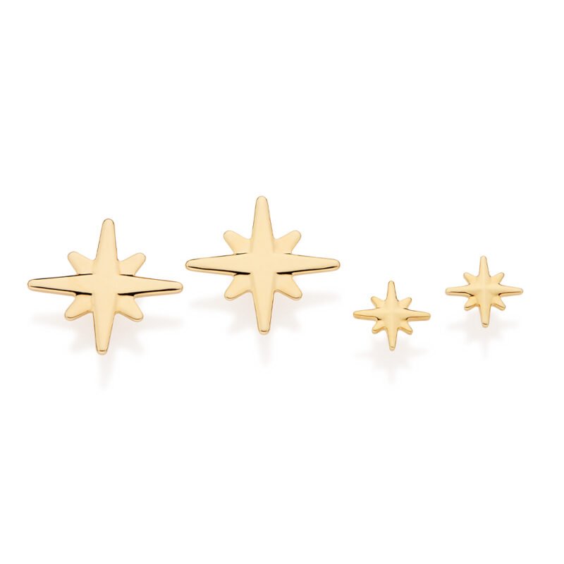 Kit brinco estrelas 527528