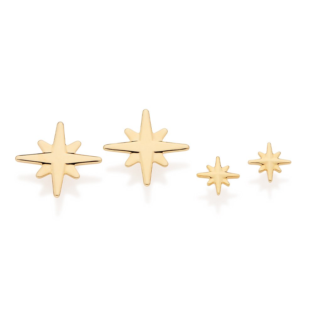 Kit brinco estrelas 527528
