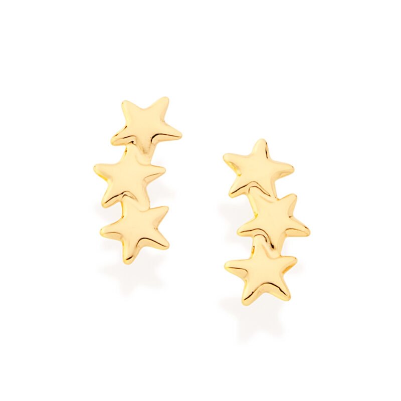 Brinco ear cuff estrelas 522270