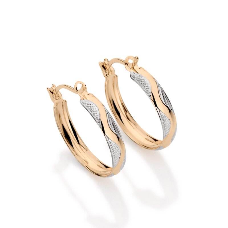 Brinco argola com aplicação de rhodium 523921