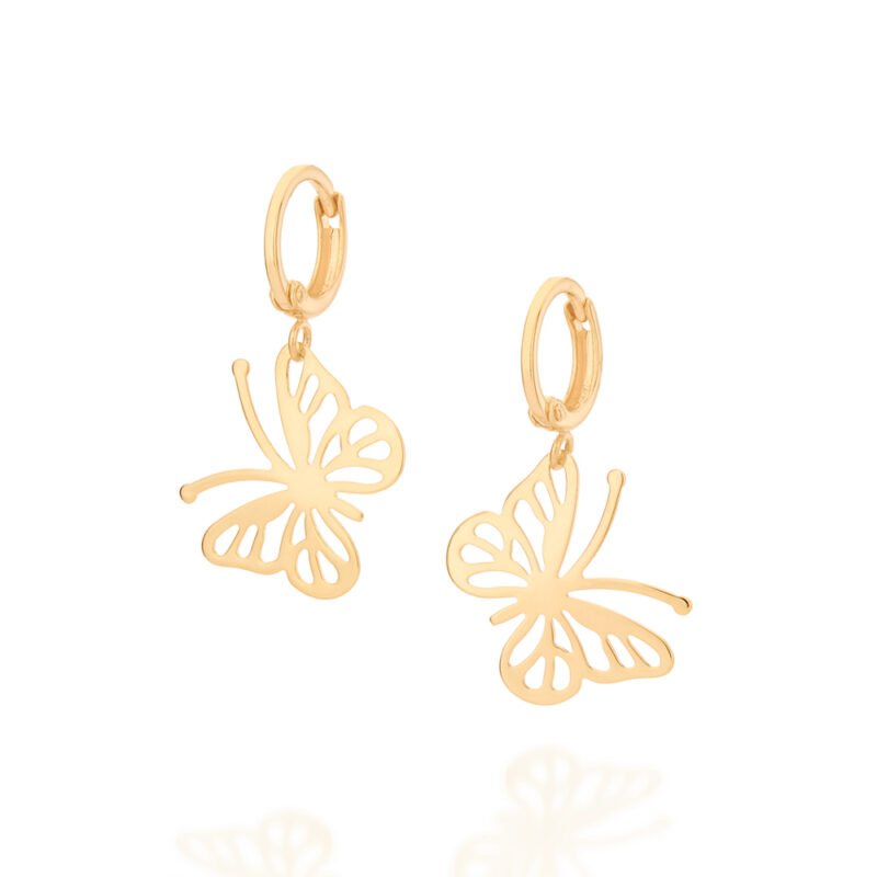 Brinco argola borboleta 526776
