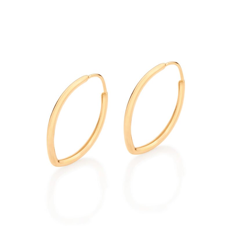 Brinco argola oval 526972