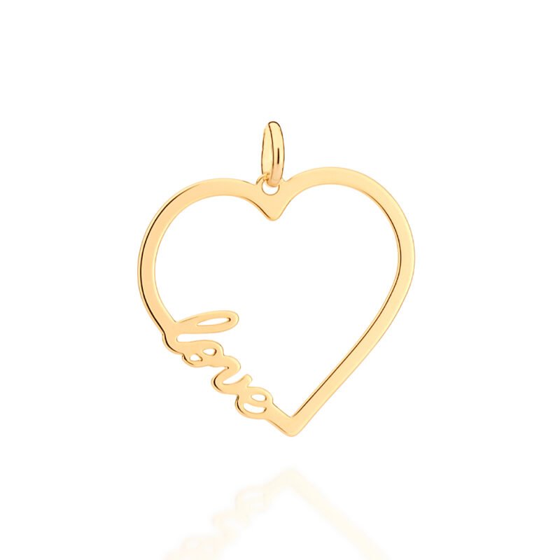 Pingente coração love 542661