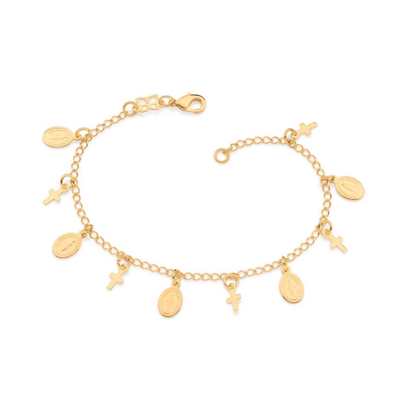 Pulseira banhada a ouro 18k 551365