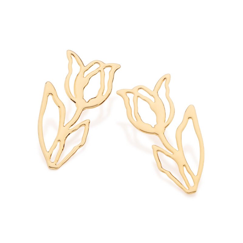 Brinco flor tulipa 527508