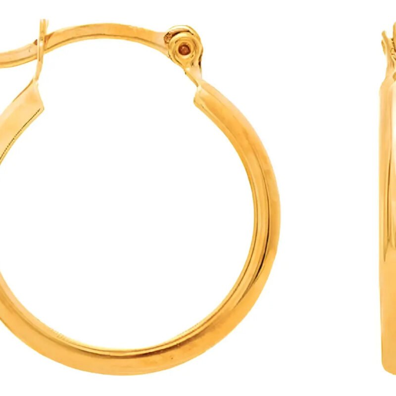 Brinco Argola Rommanel Joias Banho Ouro 18k Antialérgico 520807
