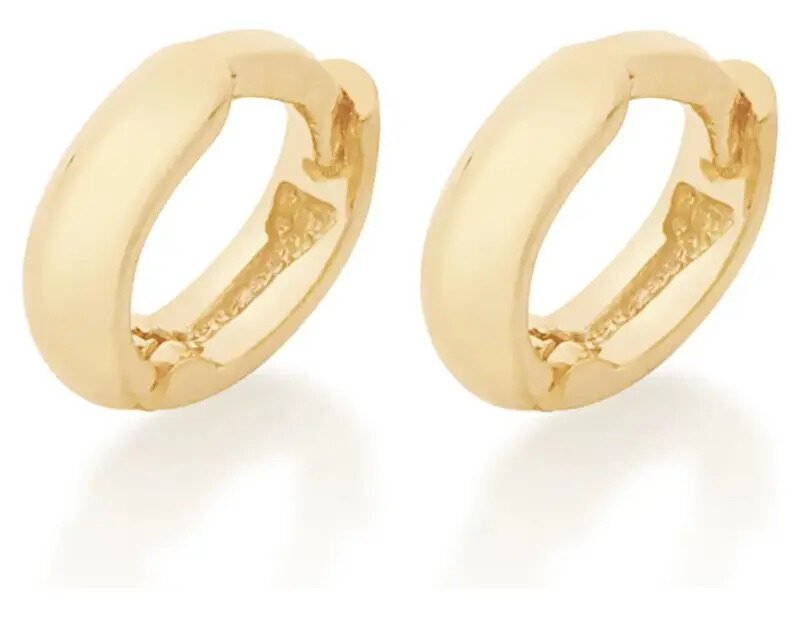 Brinco Argola Banhado A Ouro 18k - Tam.único 5263290000 Dourado