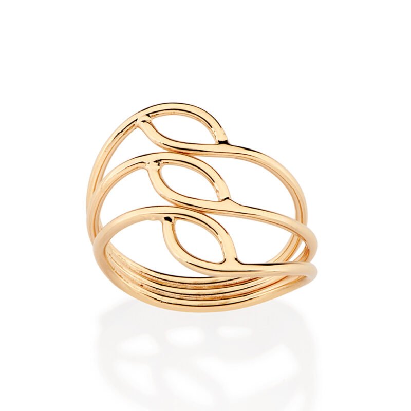 Maxi anel aro triplo vazado 513532