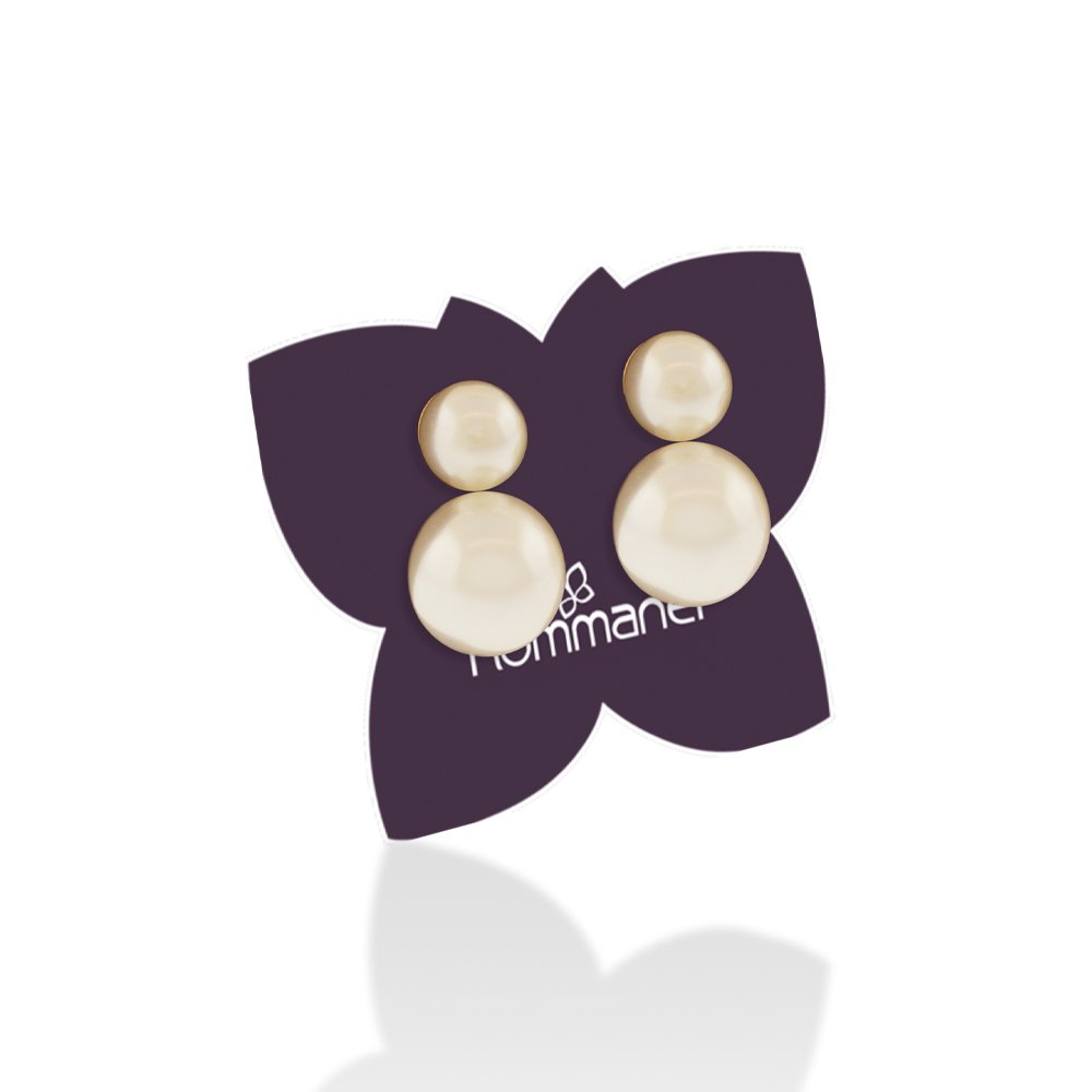 Kit brinco com pérolas sinteticas 527245 - Imagem 5