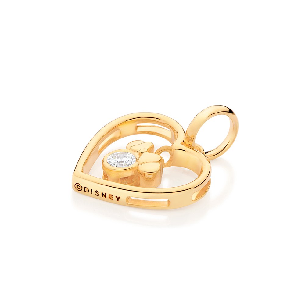 Pingente minnie coração com zircônia 542840 - Imagem 5