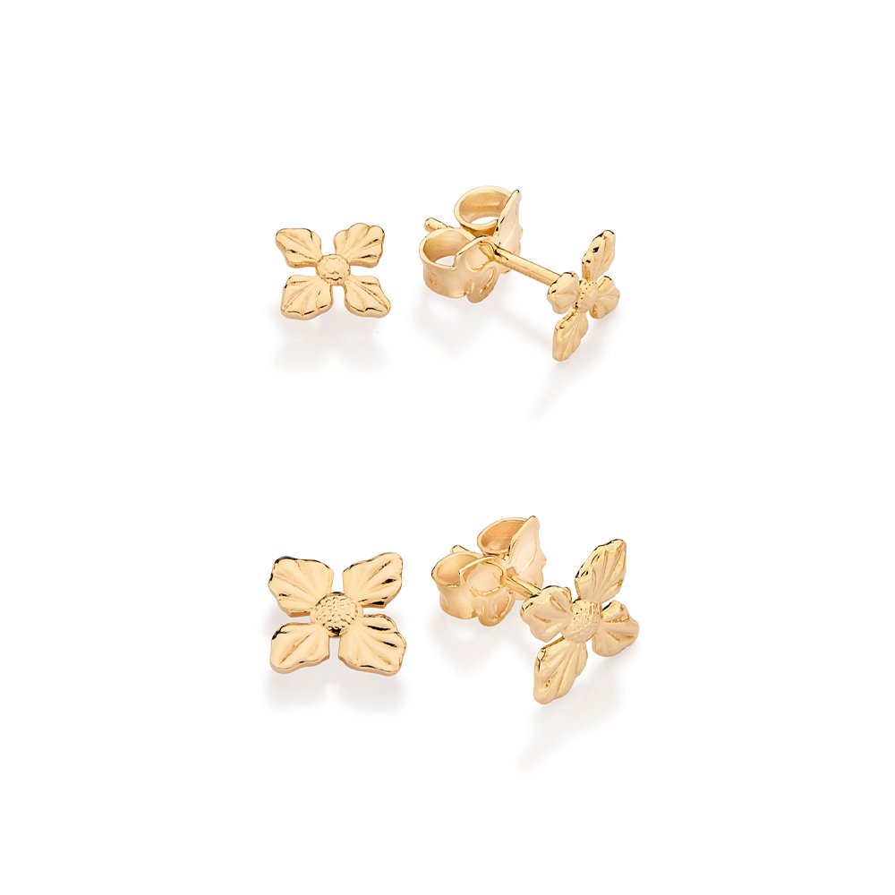 Kit brinco flor 527336 - Imagem 2
